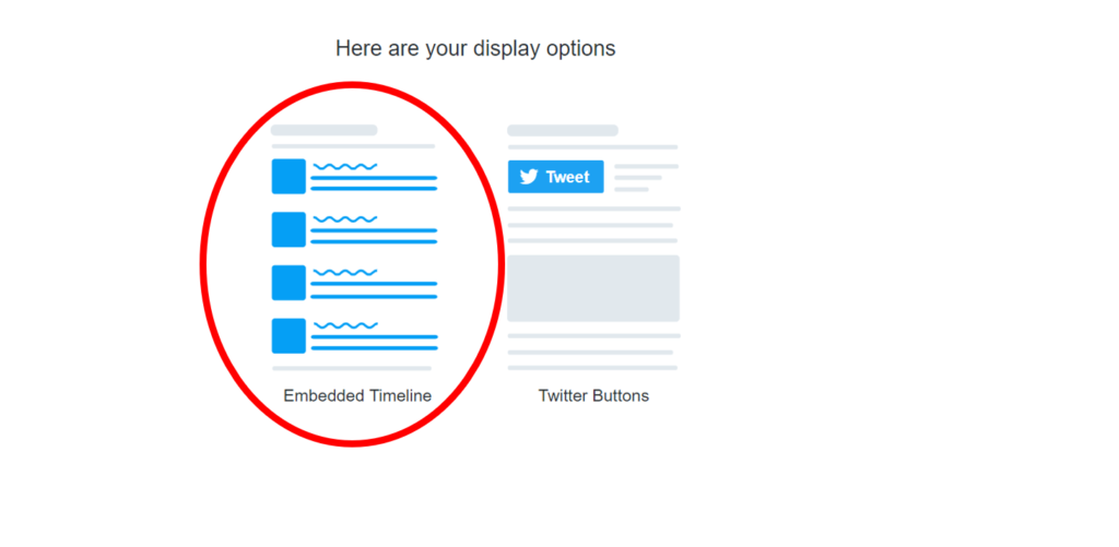 Step 2 - How To Embed Your Twitter Feed Into Your Blogger Blog