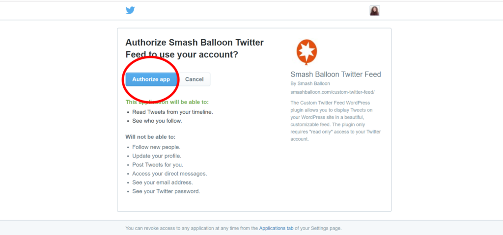 Step 6 - How To Embed Twitter Into Your WordPress Blog