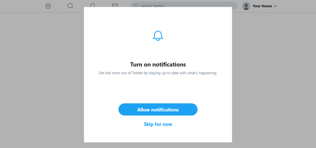 Step 10: Allow Notifications (or not)