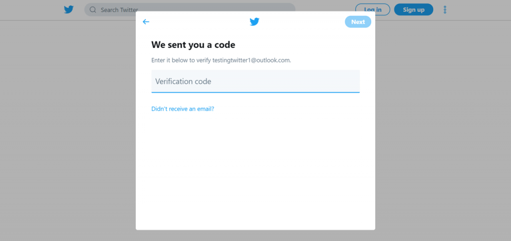 Step 4: Verify Your Email With The Code