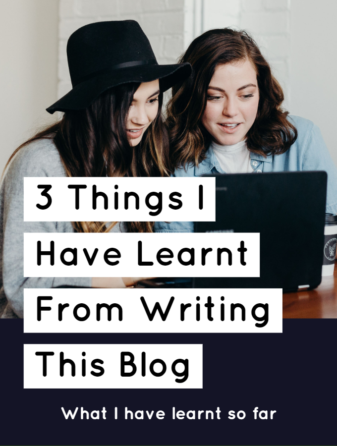 3 Things I Have Learnt From Writing This Blog Cover Photo